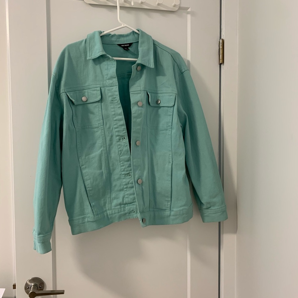 Joe Fresh Teal jean jacket